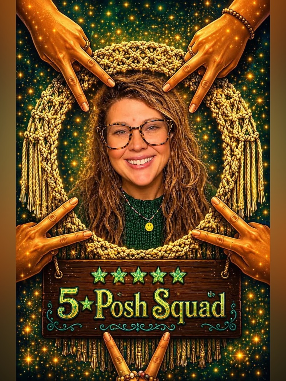 an unlisted boho gem from Rena on the 5 Star Posh Squad ! ⭐️🌈💕